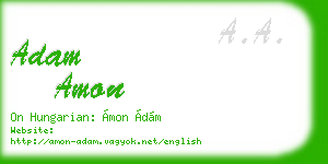 adam amon business card